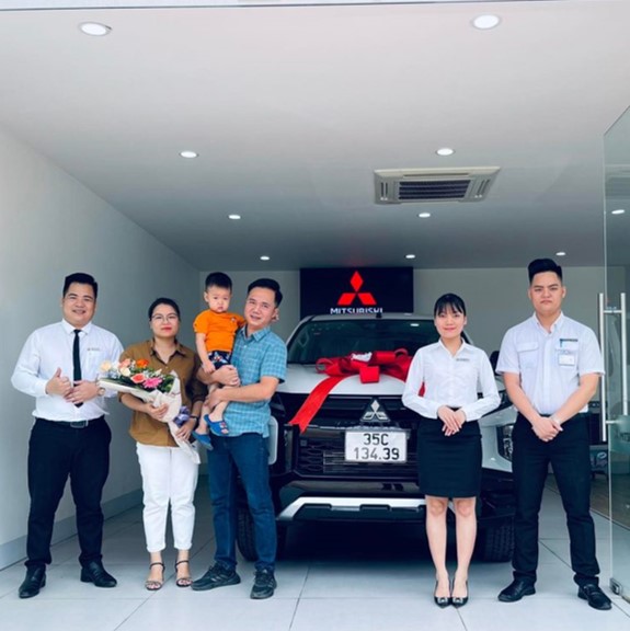 giao xe mitsubishi ninh bình